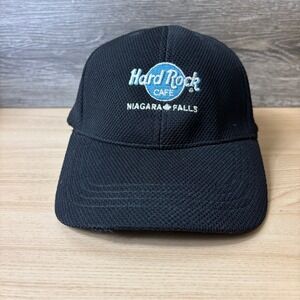 Hard Rock Cafe Hat Cap Fitted One‎ Sizes Flex Black Niagara Falls